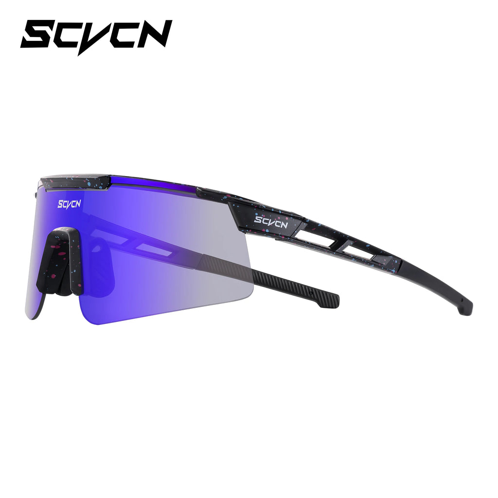 Q-Bit UV400 Sports Sunglasses | Black Dots