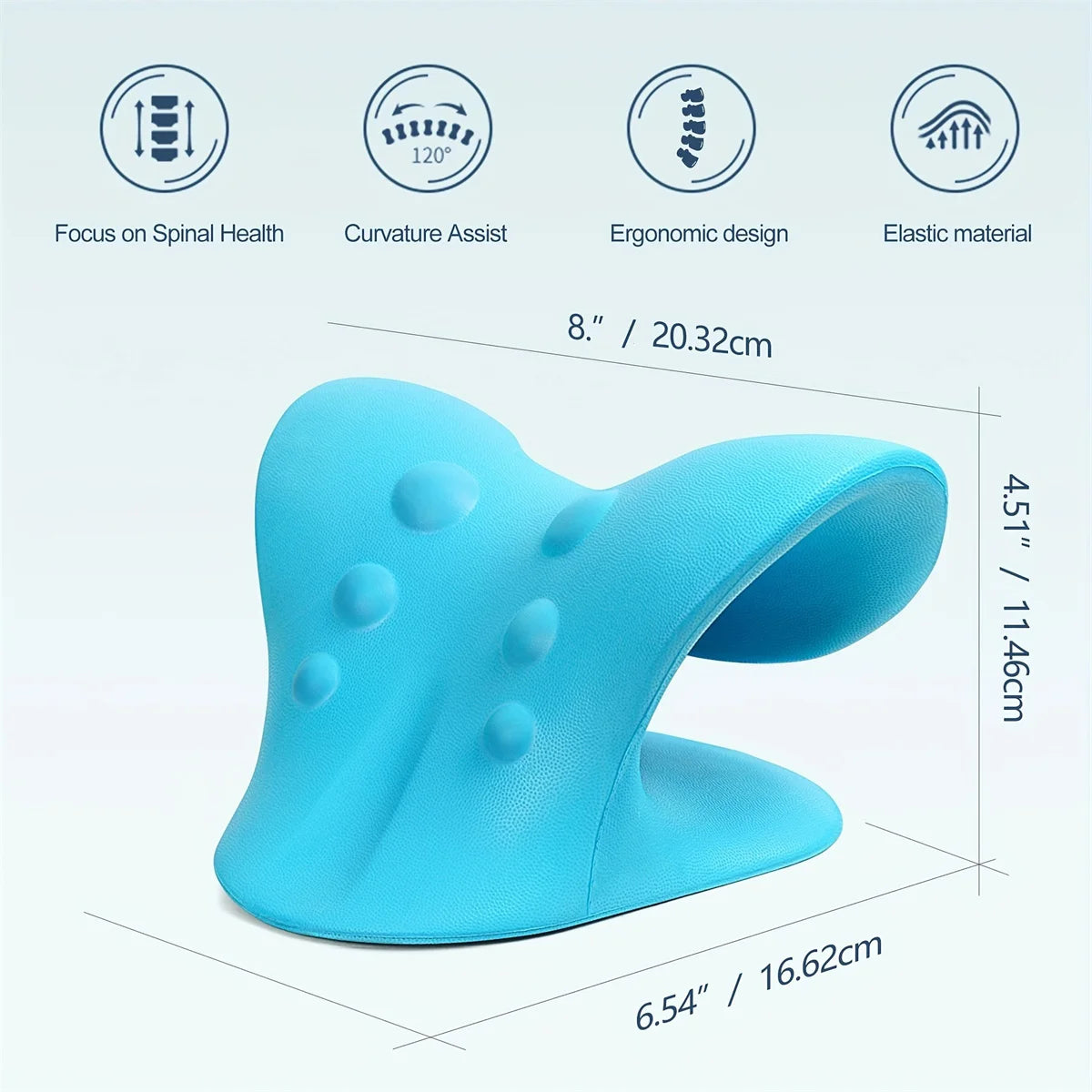 C-Shaped Neck Pillow – Shoulder & Neck Pain Relief Support Cushion