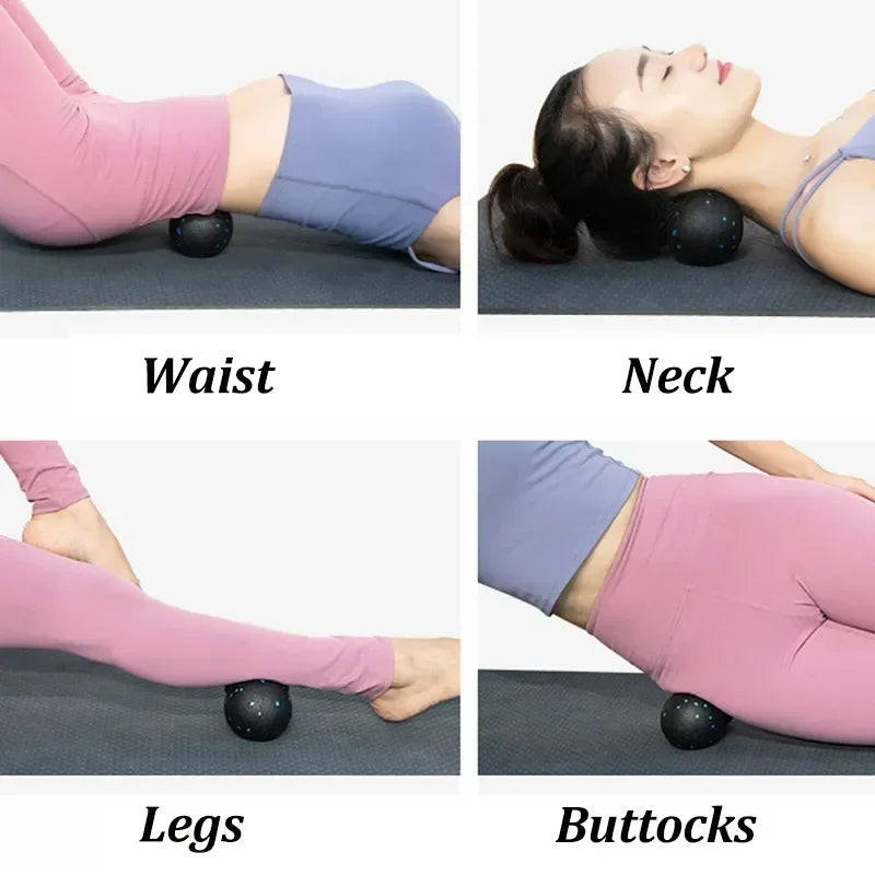 8cm Double Lacrosse Peanut Massage Ball – Muscle Relief & Myofascial Release